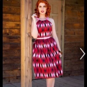 Pinup Couture Harlequin Harley Size L NWT